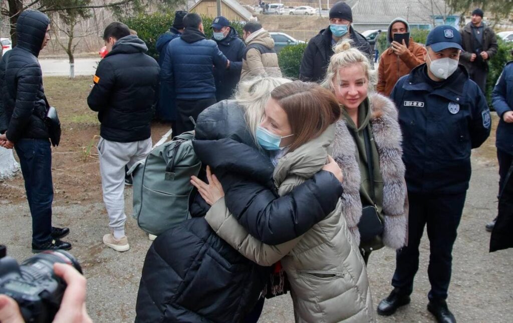 Майя Санду и беженцы с Украины