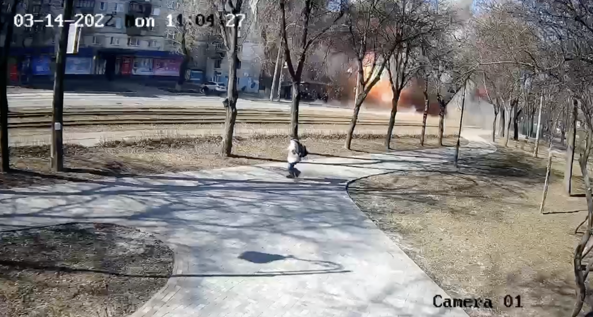  racheta a fost doborâtă de apărarea aeriană ucraineană/Screenshot 