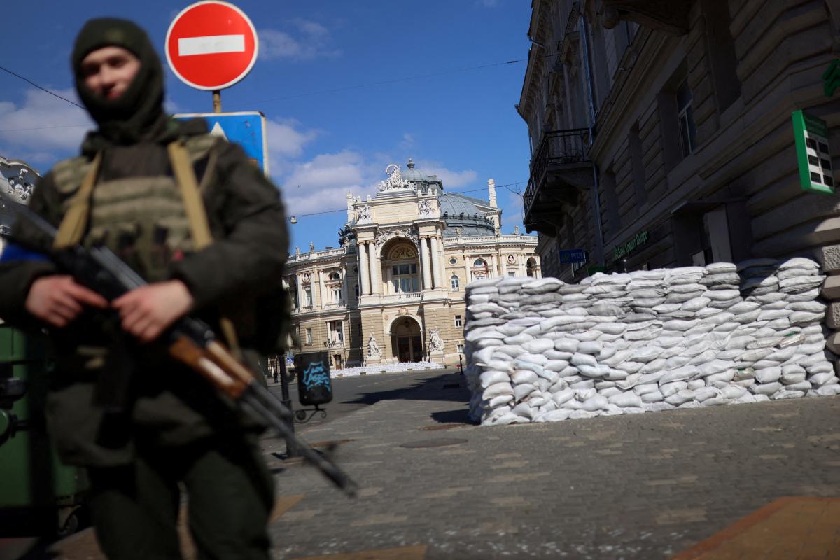  în Odesa auzit sunetele de explozii/foto REUTERS 