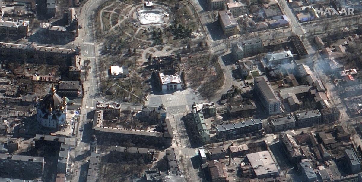  Rusia a aruncat bombe asupra unei școli de artă din Mariupol/ilustrația REUTERS 