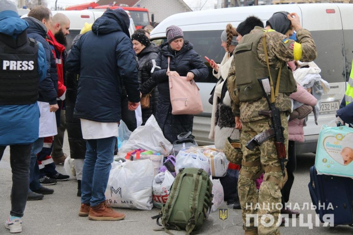  persoane evacuate din Sum/photo NPU 
