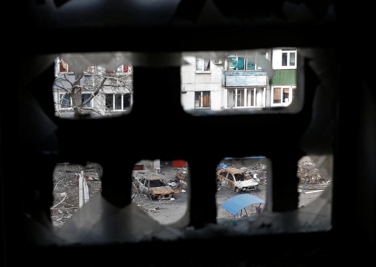  orașul a fost de fapt distrus de invadatori/foto de REUTERS 