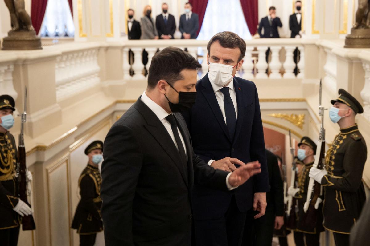 Președinții Ucrainei și Franței au purtat o conversație telefonică/fotografie de REUTERS