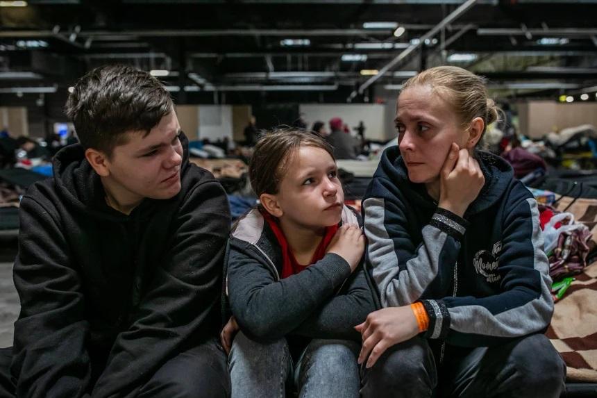  resursele Poloniei se epuizează din cauza fluxului de refugiați din Ucraina /foto NBC News