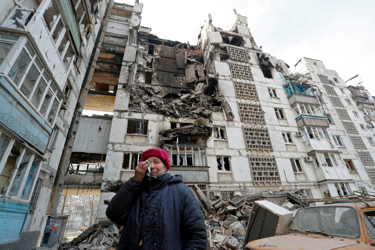  rușii bombardează Mariupol/REUTERS photo 