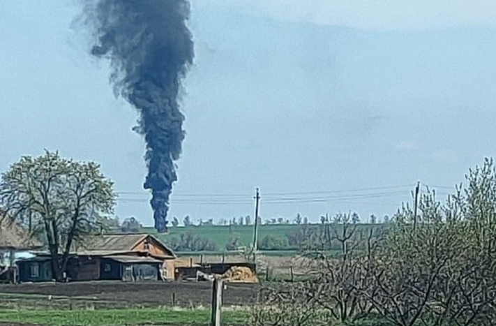 un avion inamic a fost distrus în regiunea Kharkiv/foto t.me/kpszsu