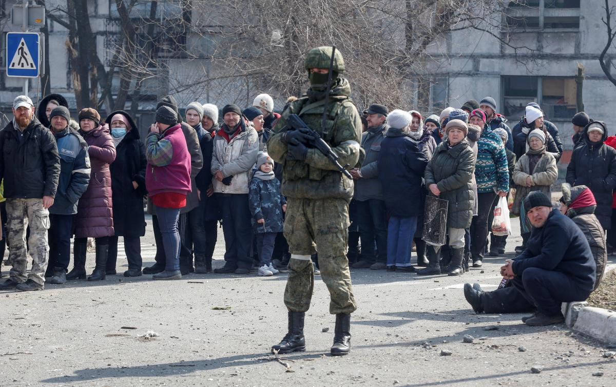  ocupanții exportă forțat mii de rezidenți Mariupol din Rusia/foto REUTERS 