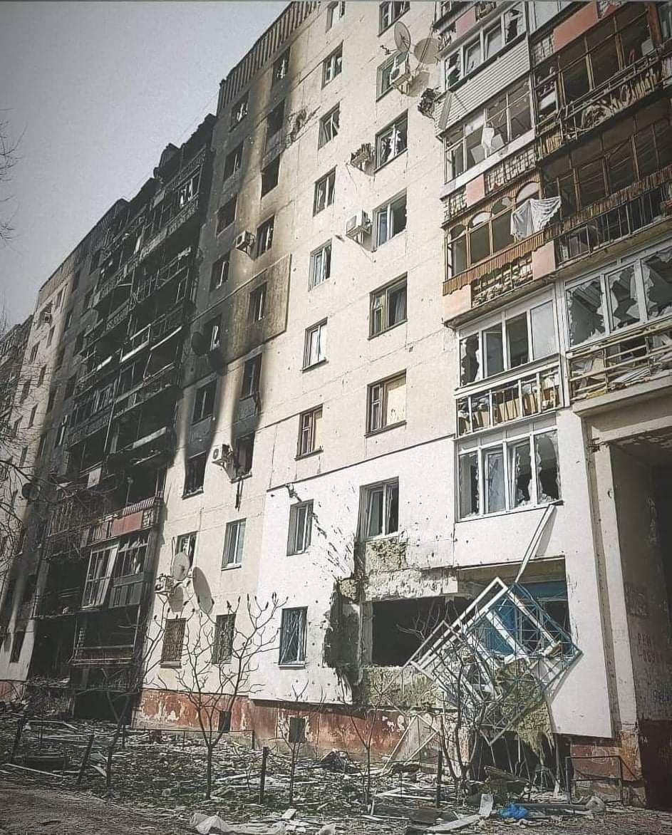  rușii continuă să acopere orașe ucrainene pașnice/fotografia canalului telegram al lui Sergey Gaidai