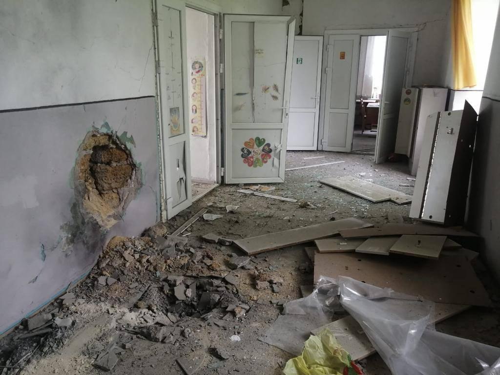 invadatorii ruși au distrus o școală locală/foto Zaporozhye RSA