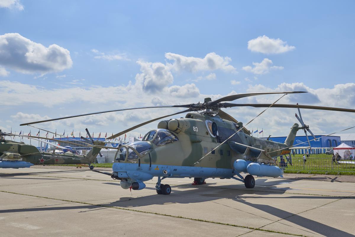  Federația Rusă a concentrat până la 40 de unități de elicoptere Mi-24 și Mi-8 pe teritoriul regiunii Belgorod/fotografie ua.depositphotos.com 