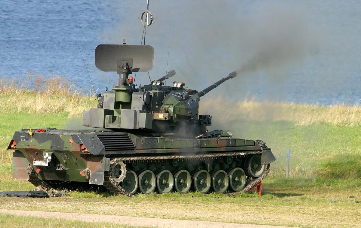  artilerie antiaeriană autopropulsată Gepard/foto Bundeswehr