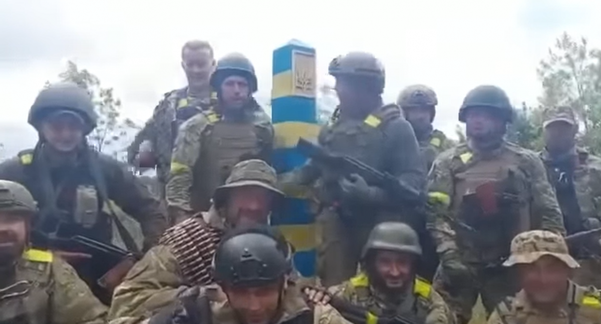 Batalionul de apărare 227 Kharkiv a înlăturat ocupanții și a mers la secțiunea frontierei de stat/screenshot