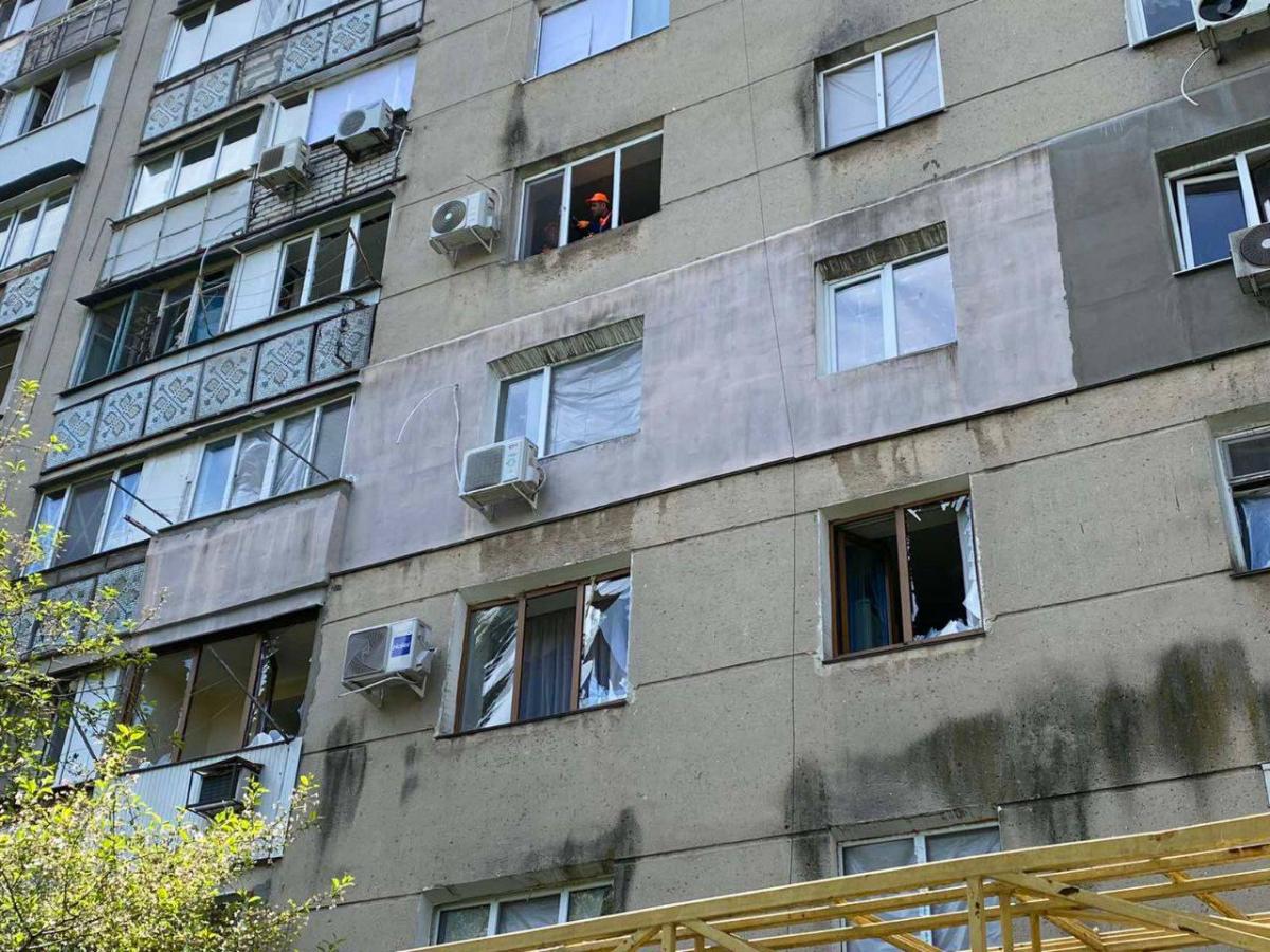 Rocket avariate house in Odessa