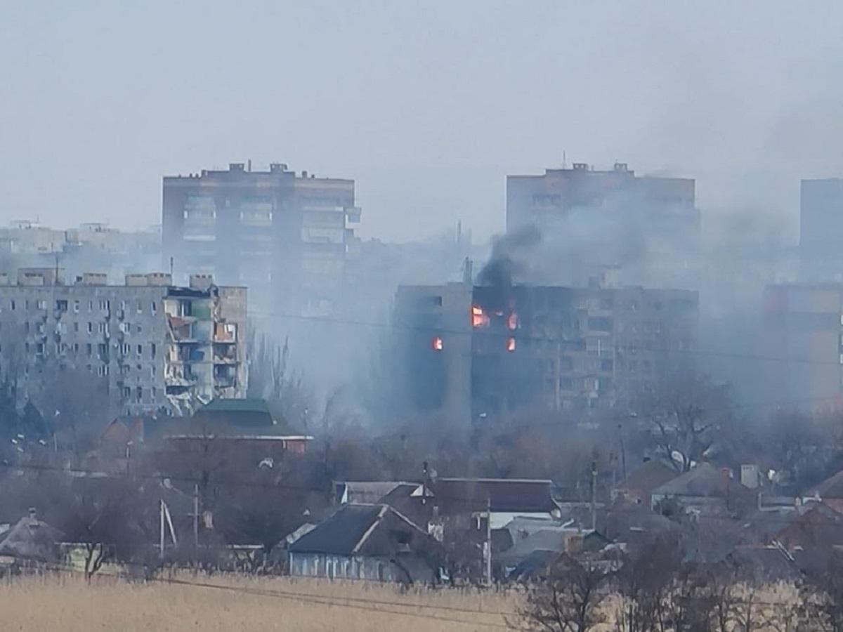  ocupanții ruși au distrus Mariupol/fotografia eroului interviului UNIAN 