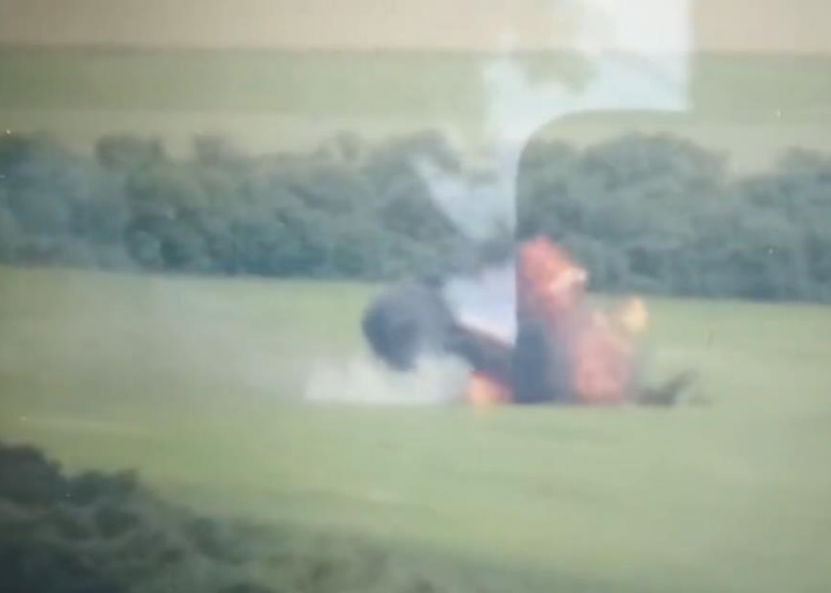  imagini ale înfrângerii elicopterului de atac al ocupanților/Screenshot