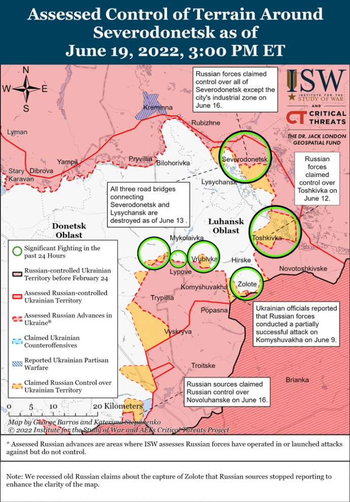  hărți curente ale operațiunilor militare din Ucraina/ISW