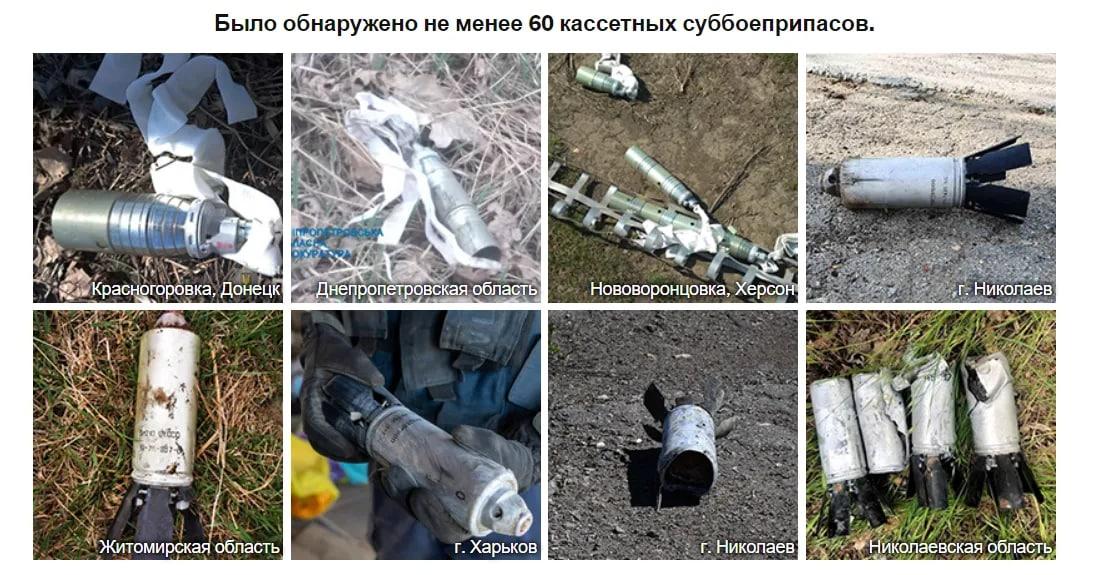  muniția interzisă a Federației Ruse în Ucraina/fotografie nytimes.com 