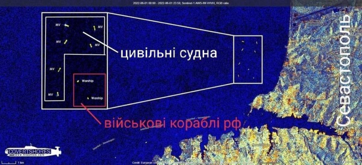  navele rusești se ascund în spatele navelor civile și au lovit Ucraina cu rachete/fotografie facebook.com/navy.mil.gov.ua 