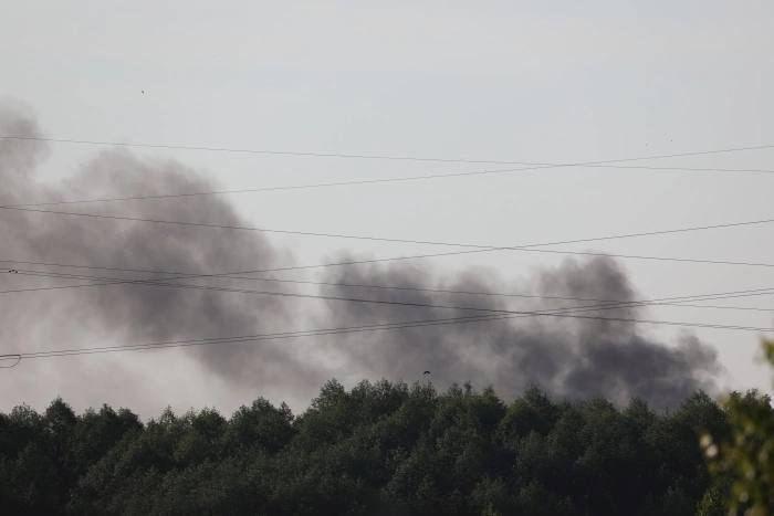  după sosirea EMERCOM-ului Federației Ruse, focul a fost eliminat/fotografii din rețelele sociale 