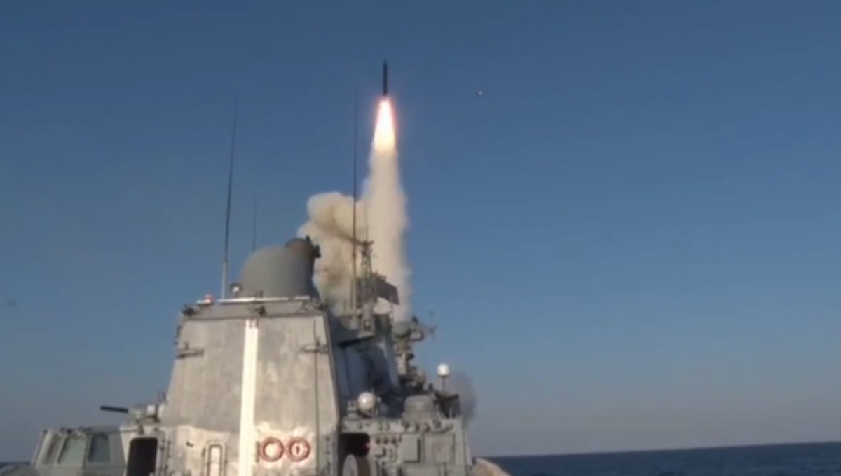  Rusia a lovit Ucraina cu rachete Kalibr/screenshot