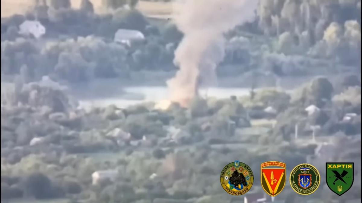  APU a distrus depozitul knp și muniția ocupanților/screenshot