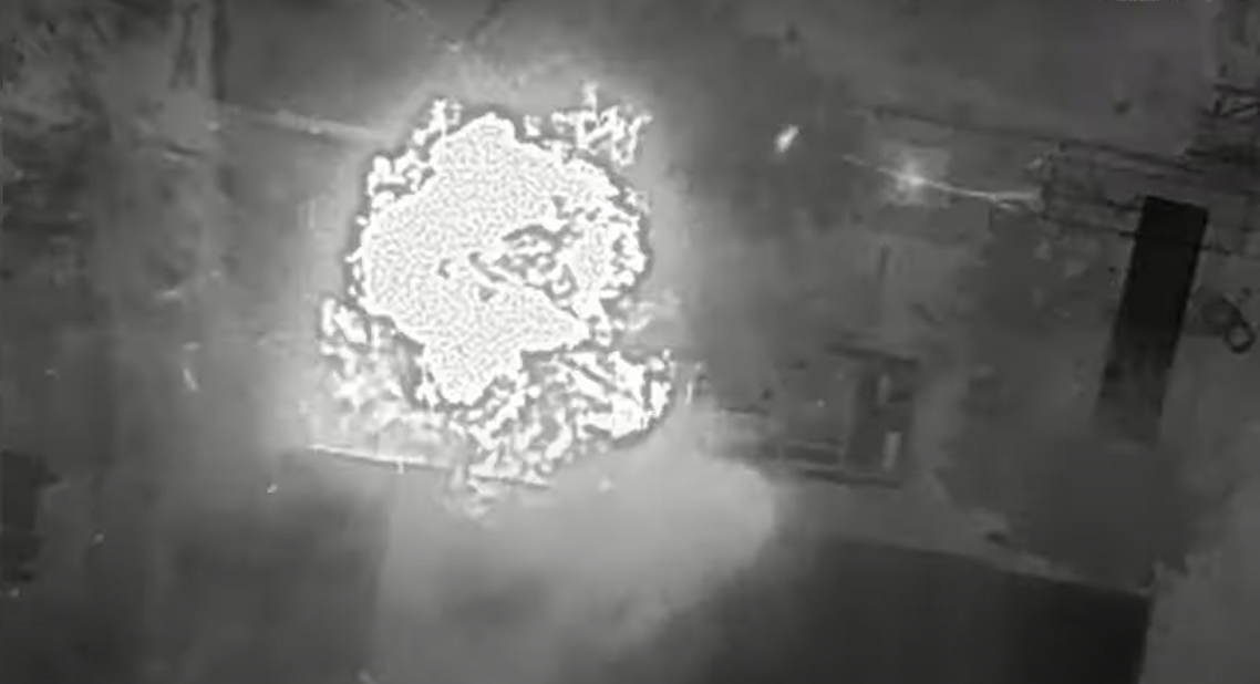  Shock drone DSV a incinerat eficient BTR-82/Screenshot rusesc
