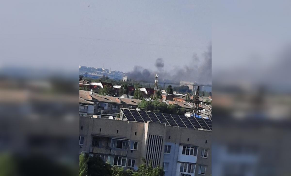  exploziile la instalațiile militare ale Federației Ruse se aud din nou în Novaya Kakhovka/foto Sergey Khlan