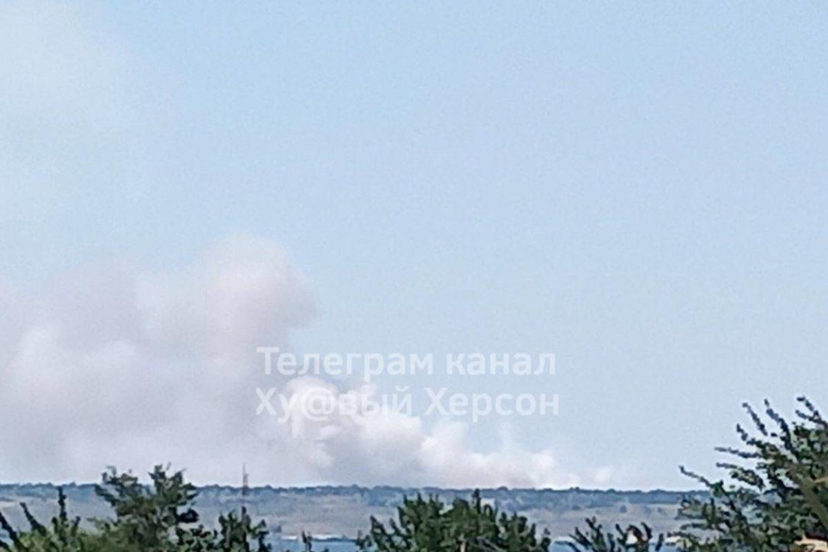  APU a comentat explozia din Districtul Berislavsky din regiunea Kherson/fotografie t.me 